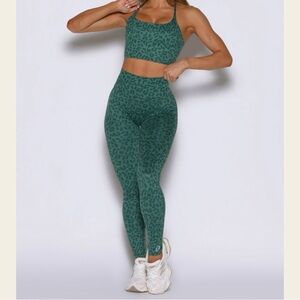 Bombshell Emerald Cheetah Leggings, NWT!Cross listed on Mercari and Curtsy!